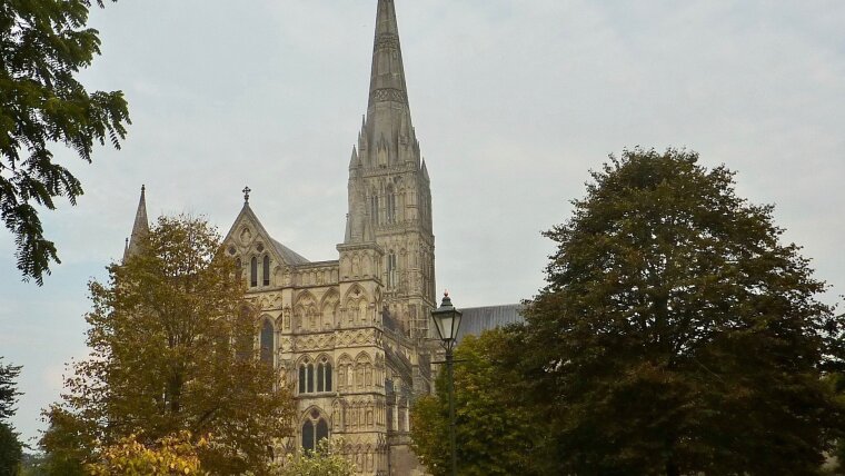 Salisbury Cathedral - Ansicht vom Park